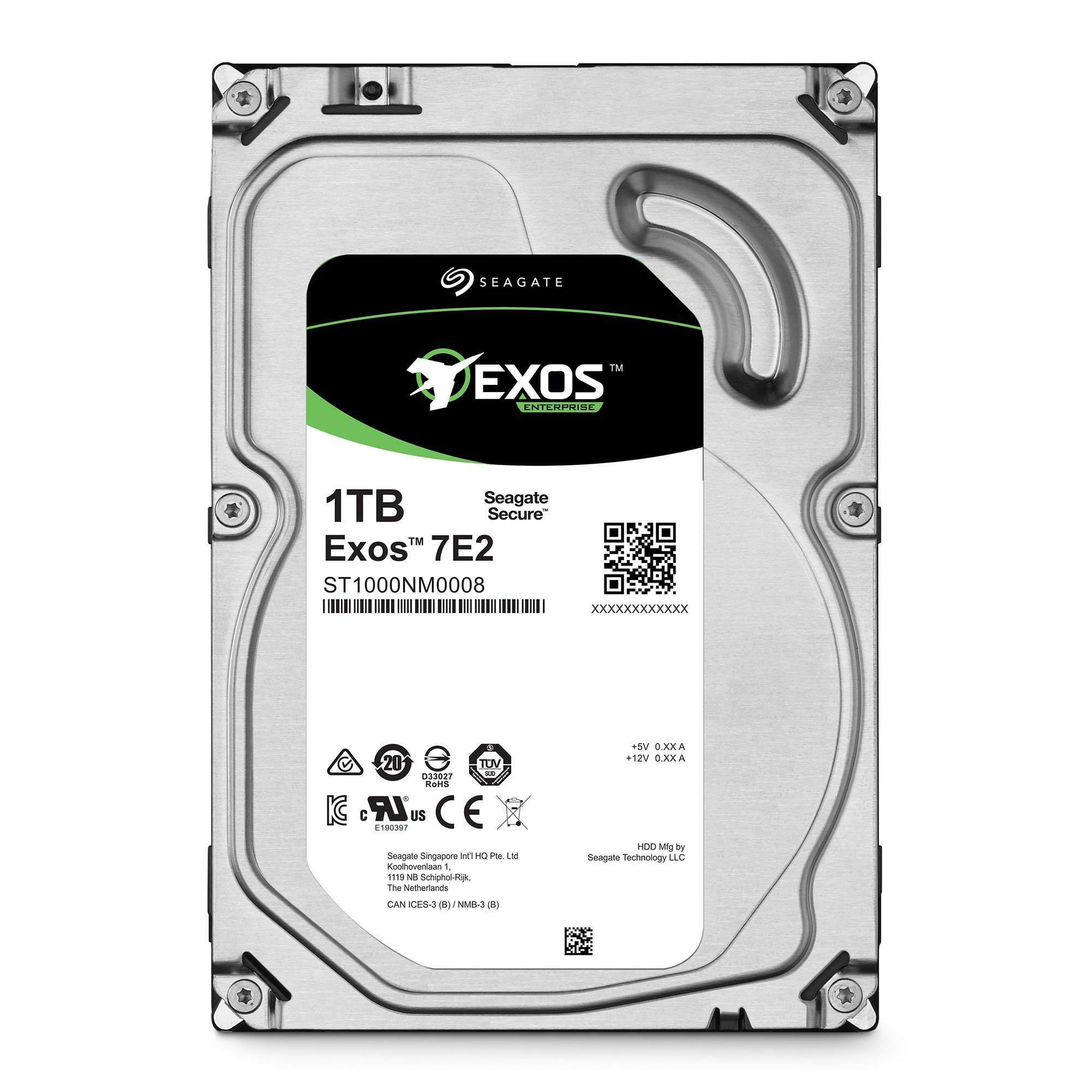 Refurbished) Seagate Exos 1TB Internal Hard Drive Enterprise HDD â